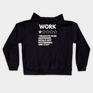 WORK one star Kids Hoodie